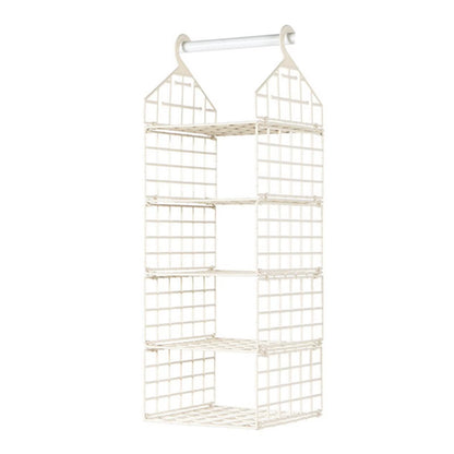 ClosetMax™ Foldable Hanging Organizer – Multi-Tier Space Saver for Pajamas, Coats, Sweaters & More