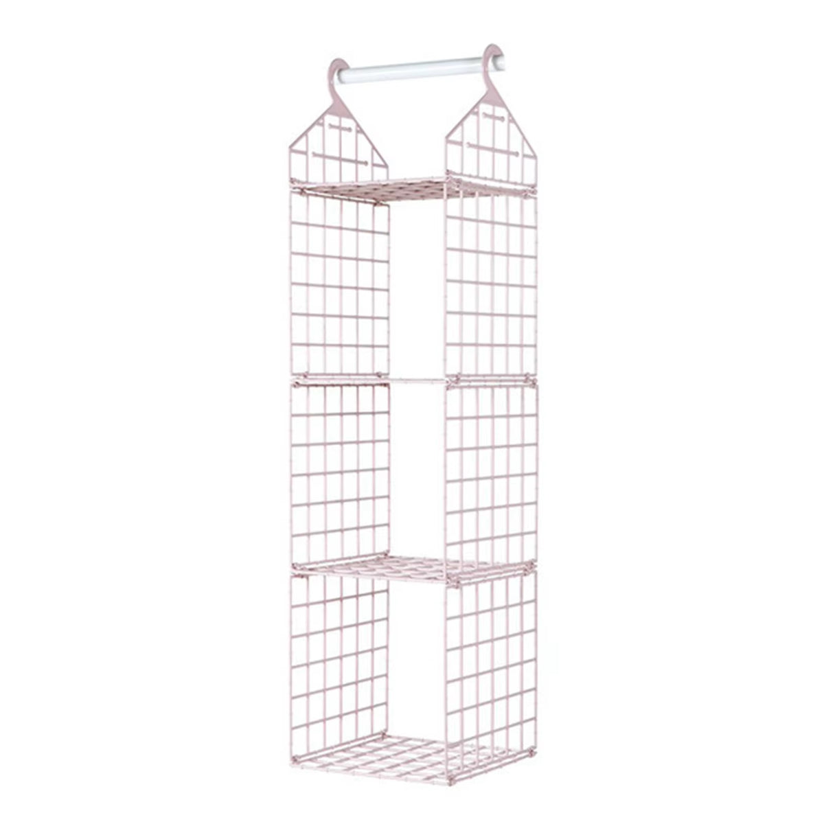 ClosetMax™ Foldable Hanging Organizer – Multi-Tier Space Saver for Pajamas, Coats, Sweaters & More