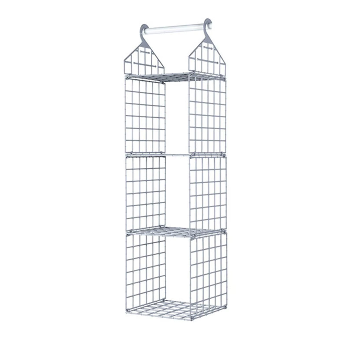 ClosetMax™ Foldable Hanging Organizer – Multi-Tier Space Saver for Pajamas, Coats, Sweaters & More