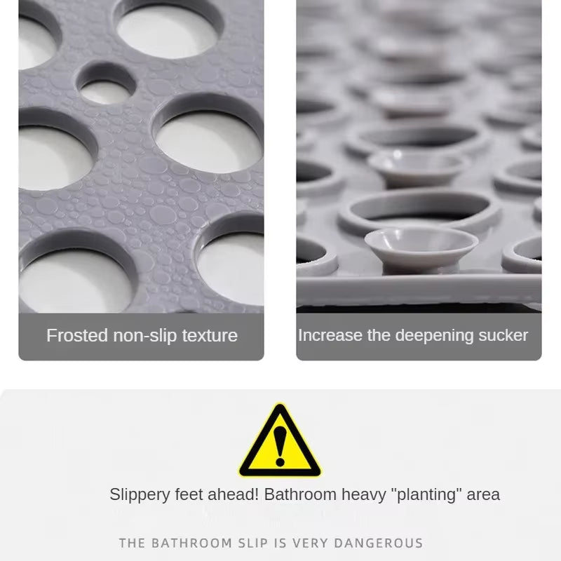 UltimateGrip™ Anti-Slip Shower Mat – TPE Comfort with Ultra Suction Power