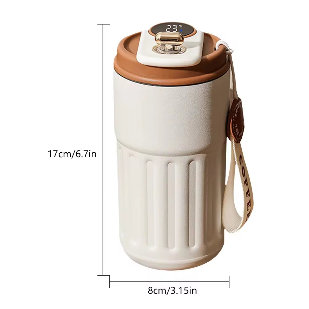 Smart Thermos Vacuum Flask with LED Display