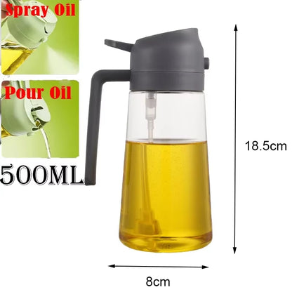 Mistify™ 500ml Olive Oil Spray Bottle – Precision Oil Dispenser for Cooking, Grilling & Baking