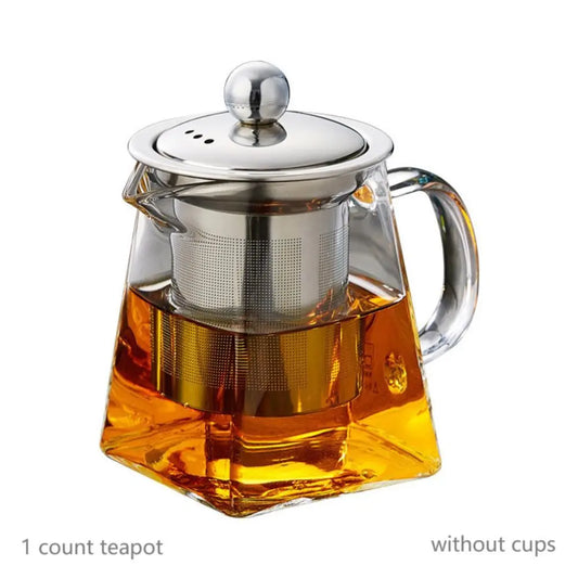 Glass Teapot Set