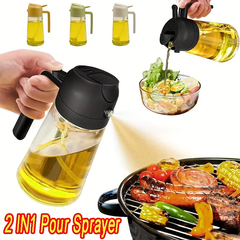 Mistify™ 500ml Olive Oil Spray Bottle – Precision Oil Dispenser for Cooking, Grilling & Baking